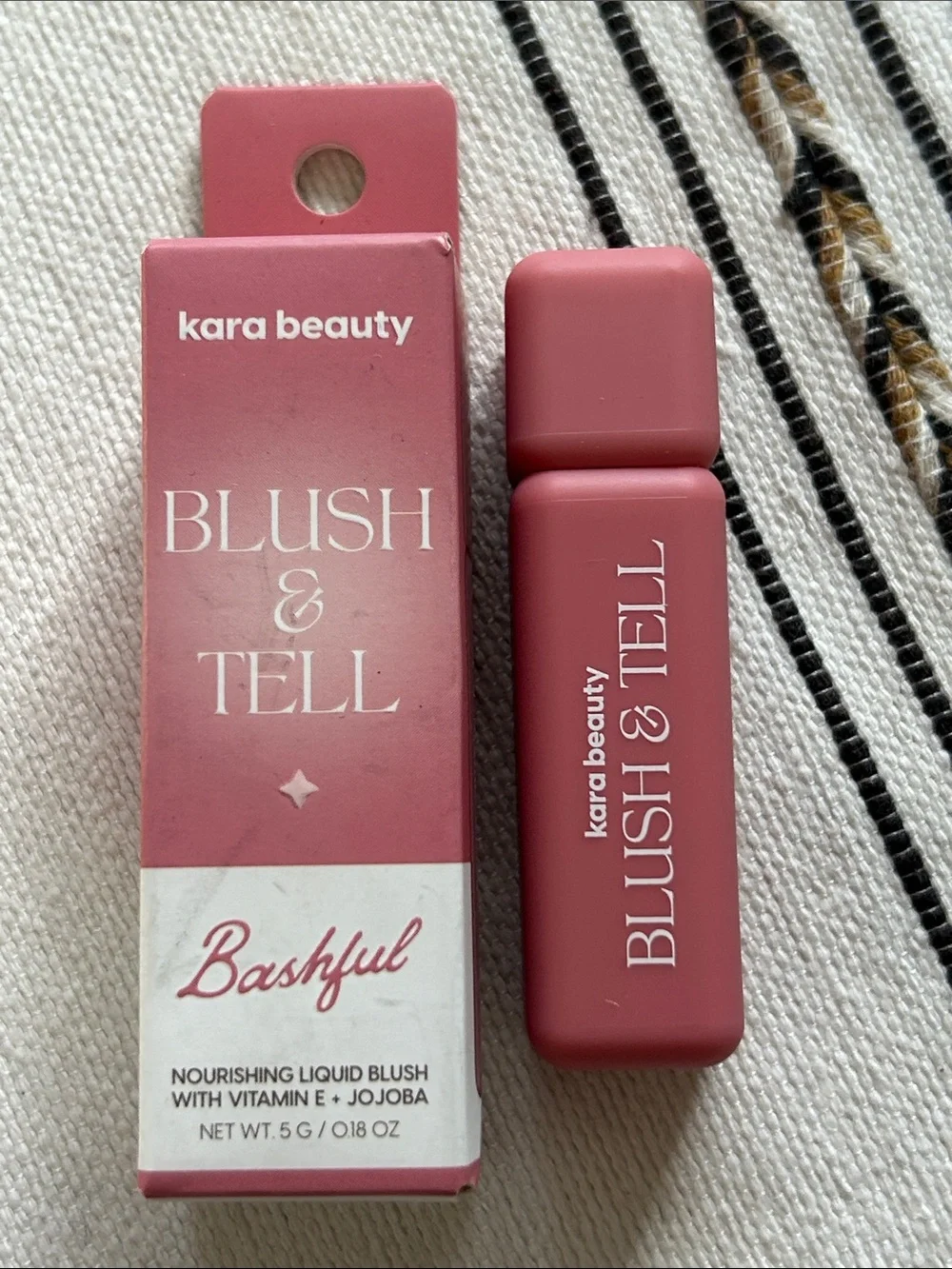 Kara Beauty Blush & Tell Nourishing Liquid Blush – Bashful – New in Box